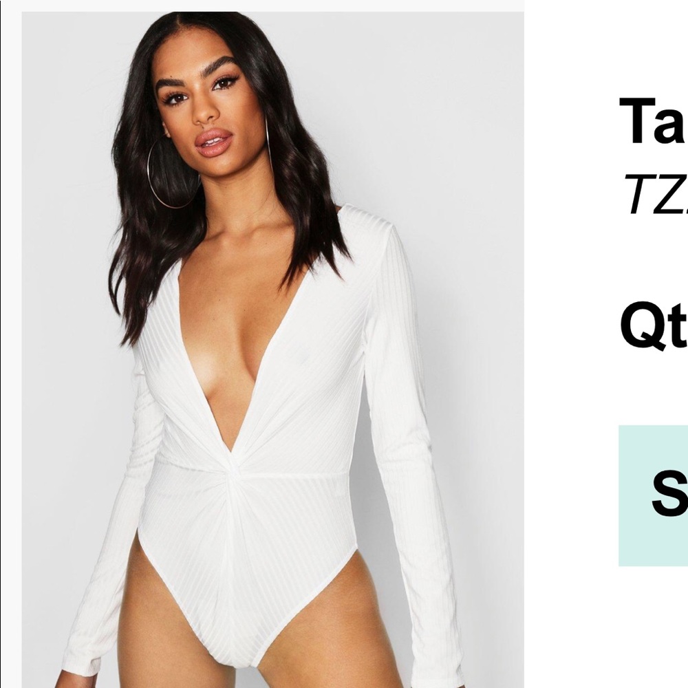 Low cut bodysuit